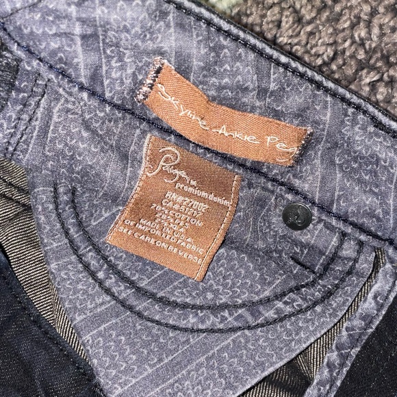 PAIGE skyline ankle peg leg jeans size 26 - Picture 8 of 9